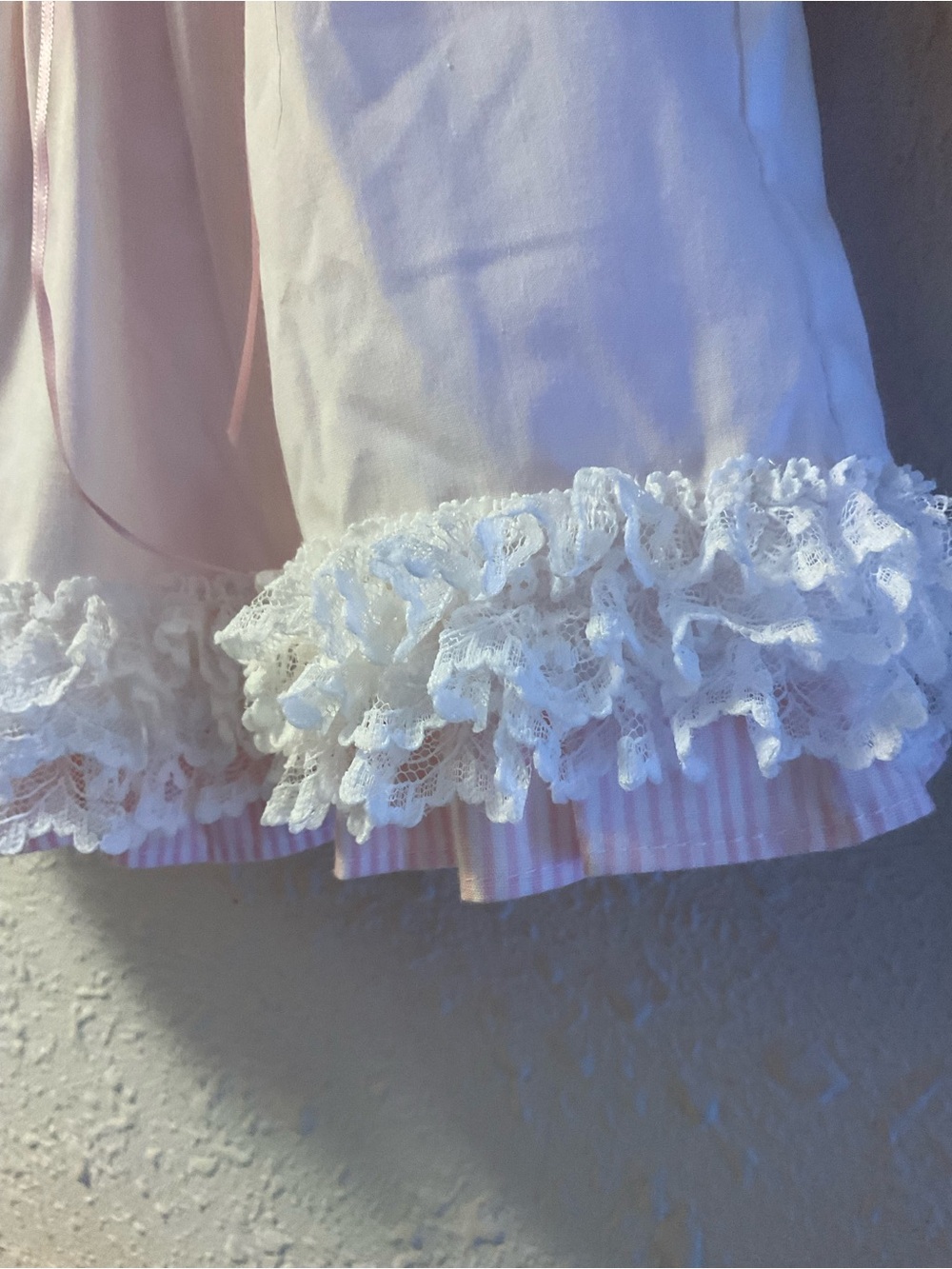 Vintage Bryan Baby Girl Pink Ruffle Dress 3-6 months - Picture 3 of 7
